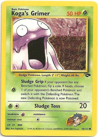 Koga's Grimer (78/132) [Gym Challenge Unlimited] 