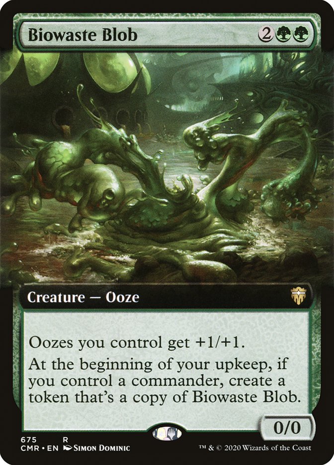 Biowaste Blob (Extended Art) [Commander Legends] 