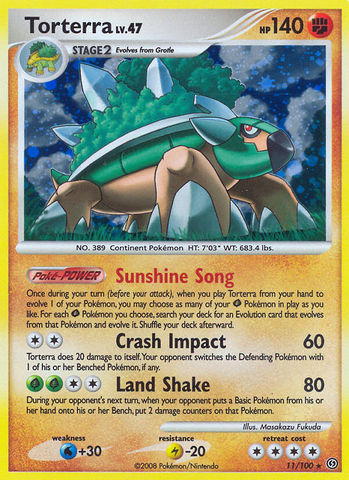 Torterra (11/100) [Diamond &amp; Pearl: Stormfront] 