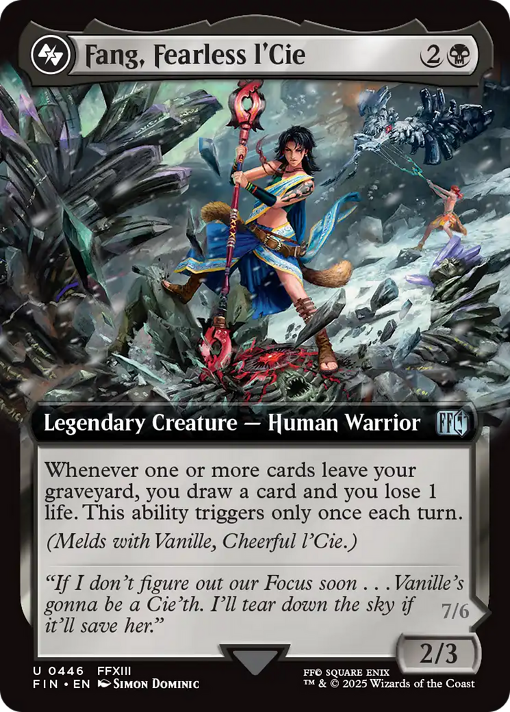Fang, Fearless l'Cie (Extended Art) [FINAL FANTASY] 