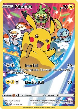 Pikachu (SWSH020) [Sword &amp; Shield: Black Star Promos] 