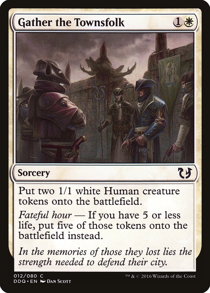 Gather the Townsfolk [Duel Decks: Blessed vs. Cursed] 
