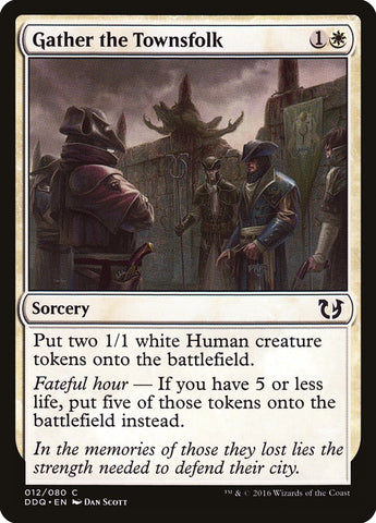 Gather the Townsfolk [Duel Decks: Blessed vs. Cursed] 