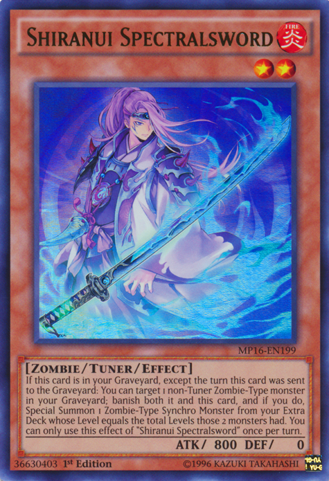 Shiranui Spectralsword [MP16-EN199] Ultra Rare 