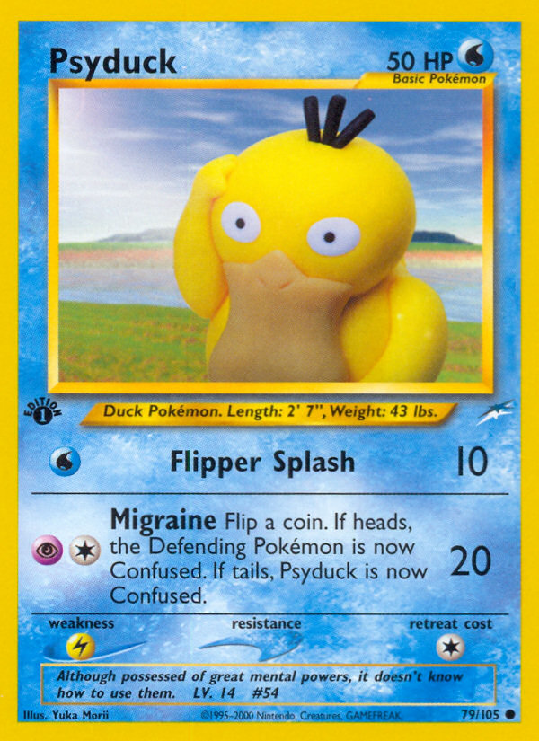 Psyduck (79/105) [Neo Destiny 1st Edition] 