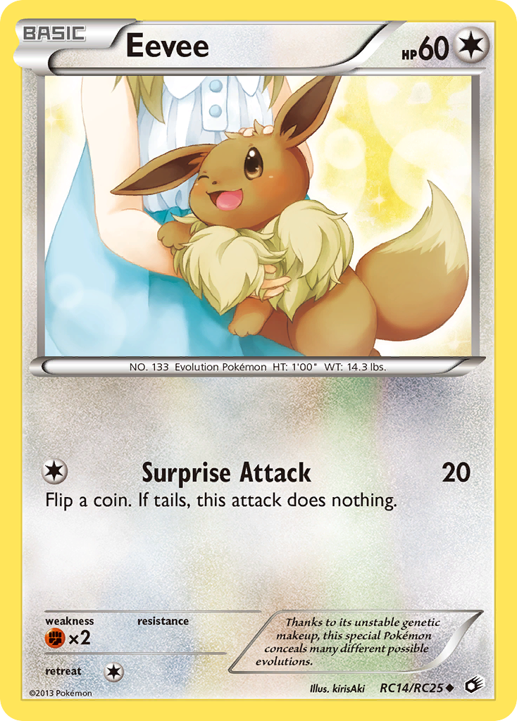Eevee (RC14/RC25) [Black &amp; White: Legendary Treasures] 