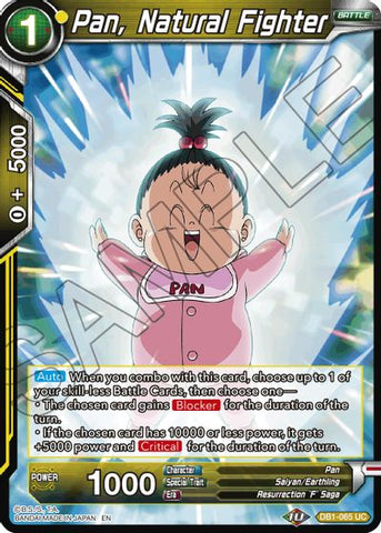 Pan, Natural Fighter (Reprint) (DB1-065) [Battle Evolution Booster] 