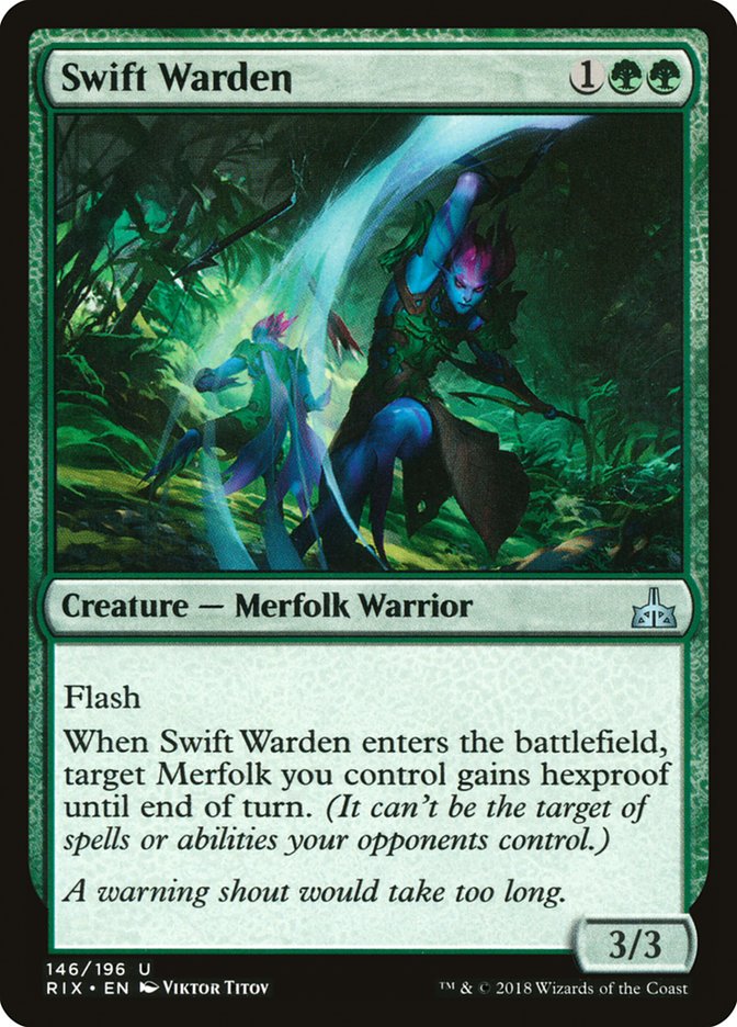 Swift Warden [Rivals of Ixalan] 
