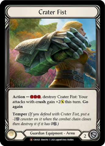 Crater Fist [U-CRU025] (Crucible of War Unlimited) Unlimited Rainbow Foil 