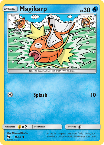 Magikarp (15/68) [Sun &amp; Moon: Hidden Fates] 