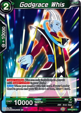 Godgrace Whis (BT6-058) [Destroyer Kings] 