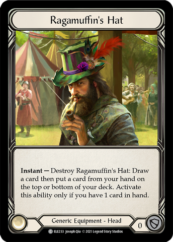 Ragamuffin's Hat [ELE233] (Tales of Aria) 1st Edition Cold Foil 