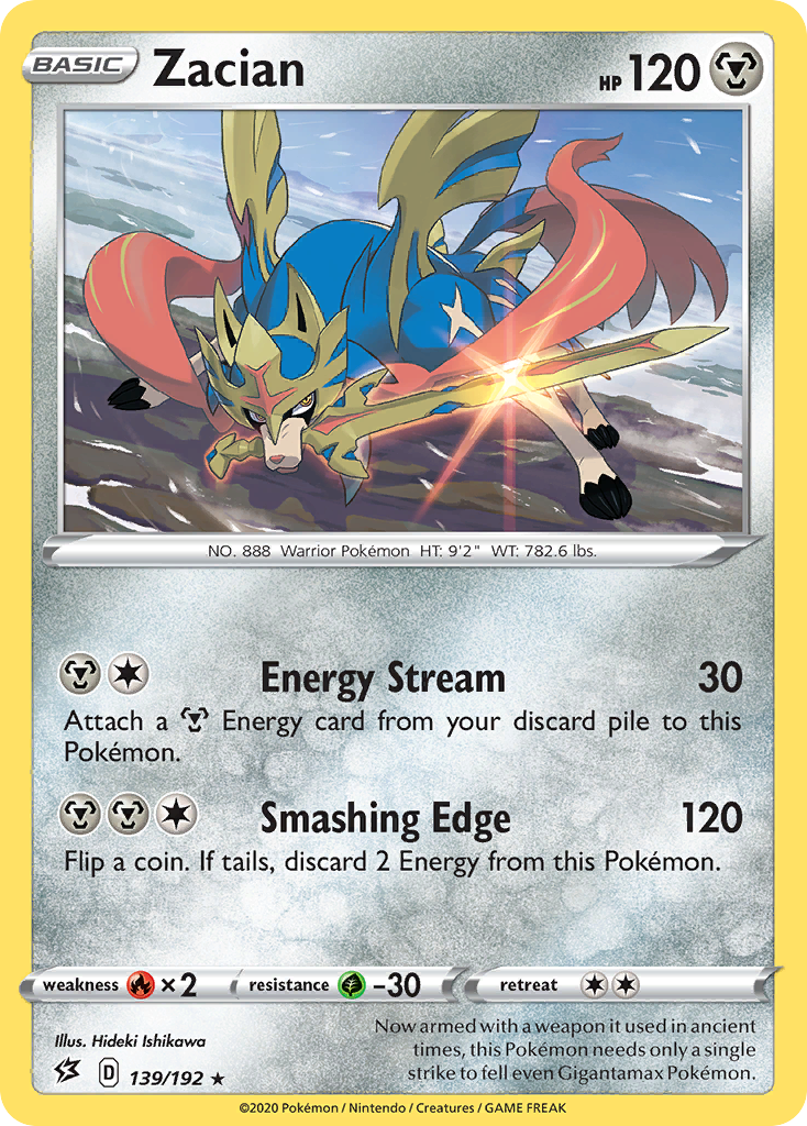 Zacian (139/192) [Sword &amp; Shield: Rebel Clash] 