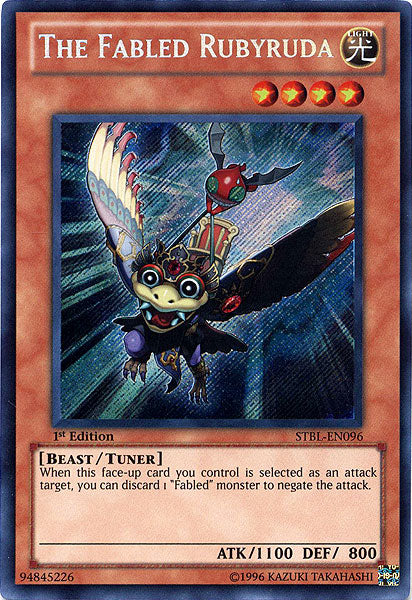 The Fabled Rubyruda [STBL-EN096] Secret Rare 