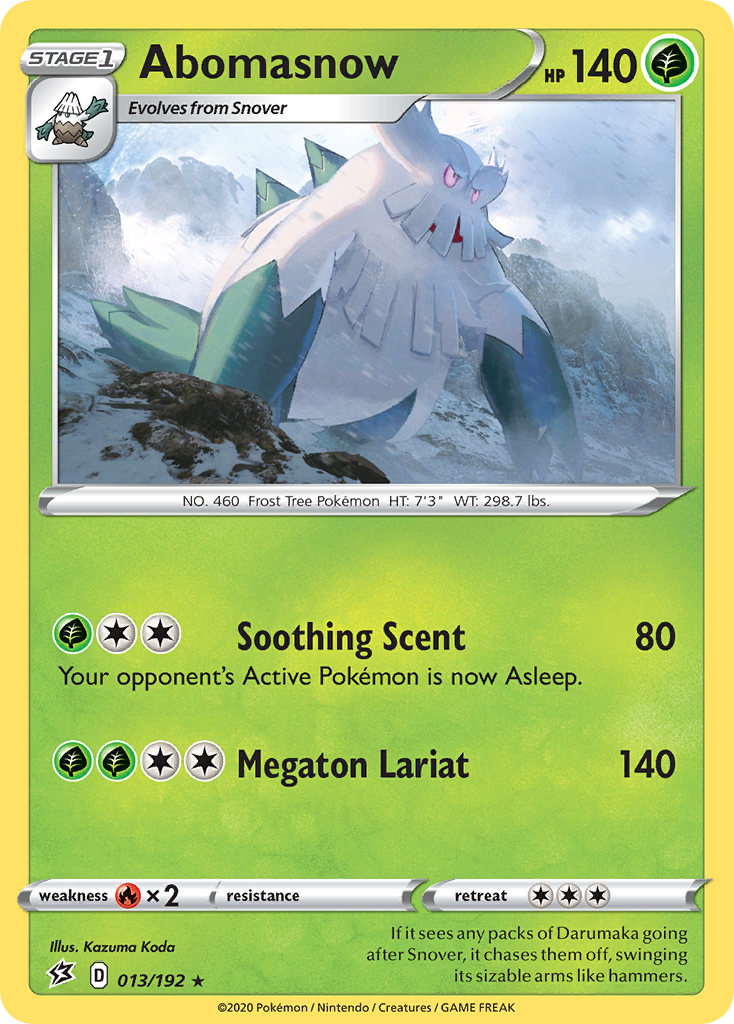 Abomasnow (013/192) [Sword &amp; Shield: Rebel Clash] 
