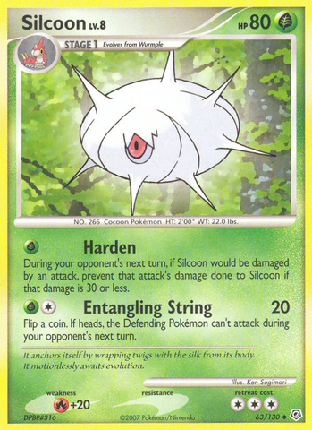Silcoon (63/130) [Diamond &amp; Pearl: Base Set] 