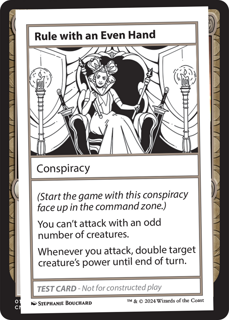 Rule with an Even Hand [Mystery Booster 2 Playtest Cards] 