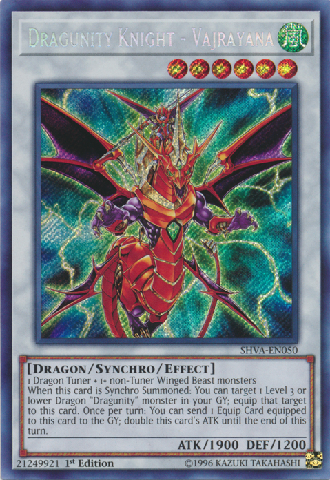 Dragunity Knight - Vajrayana [SHVA-EN050] Secret Rare 
