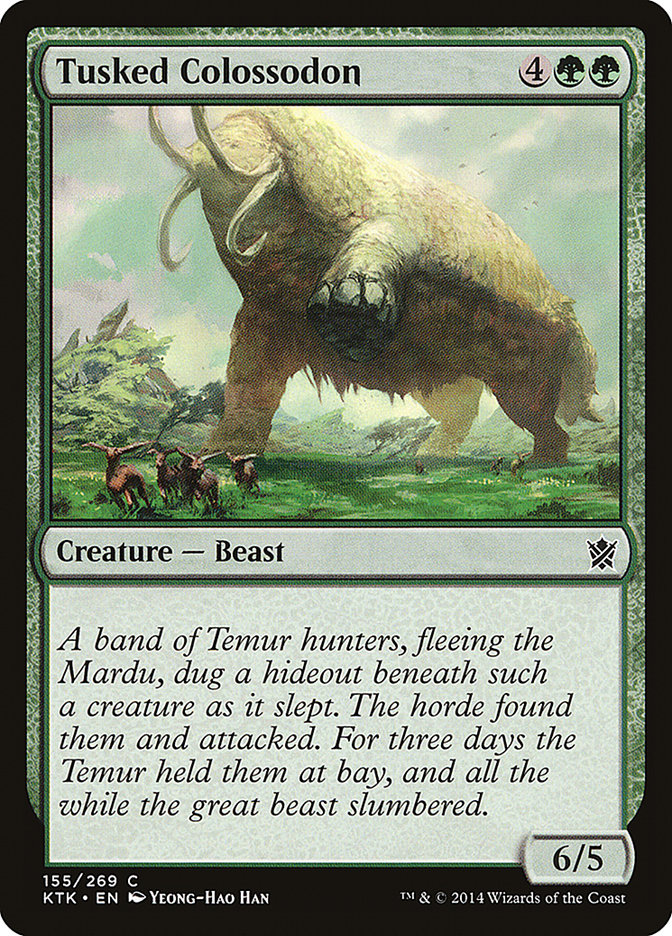 Tusked Colossodon [Khans of Tarkir] 