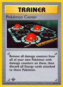 Pokemon Center (85/102) (Shadowless) [Base Set 1st Edition] 