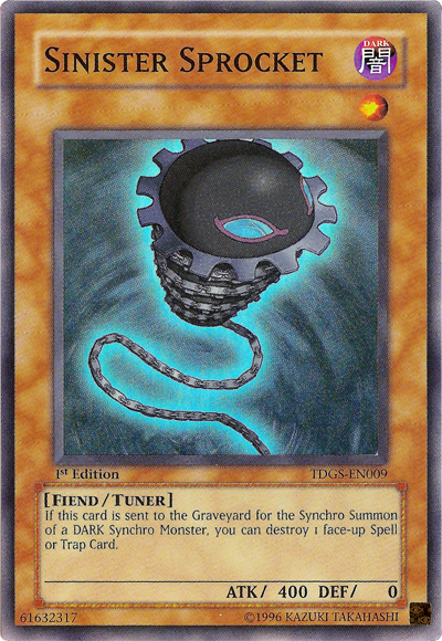 Sinister Sprocket [TDGS-EN009] Super Rare 