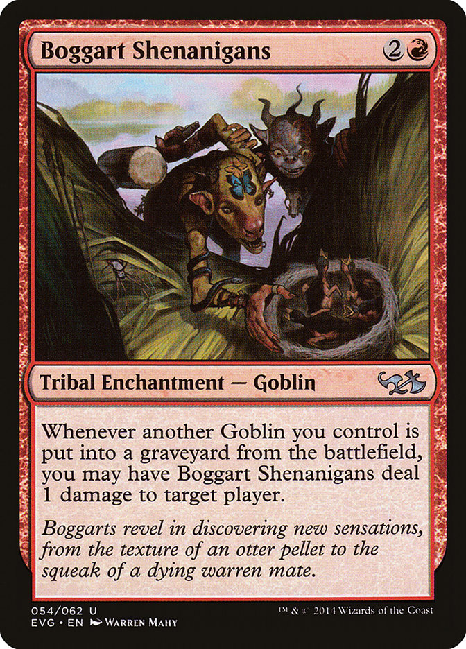 Boggart Shenanigans (Elves vs. Goblins) [Duel Decks Anthology] 