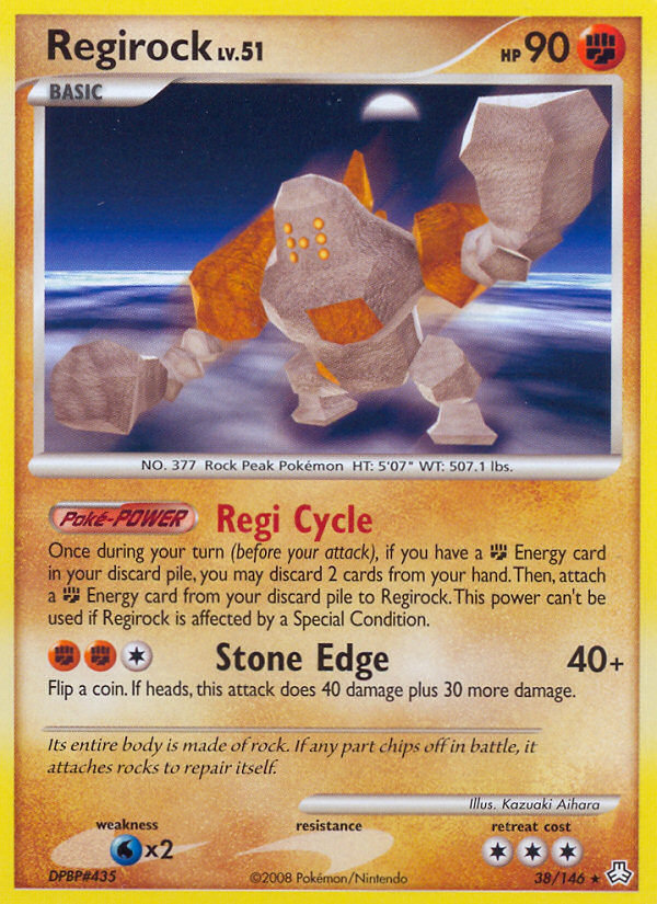 Regirock (38/146) [Diamond &amp; Pearl: Legends Awakened] 