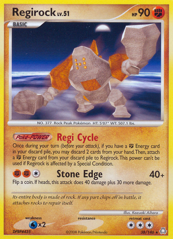 Regirock (38/146) [Diamond &amp; Pearl: Legends Awakened] 