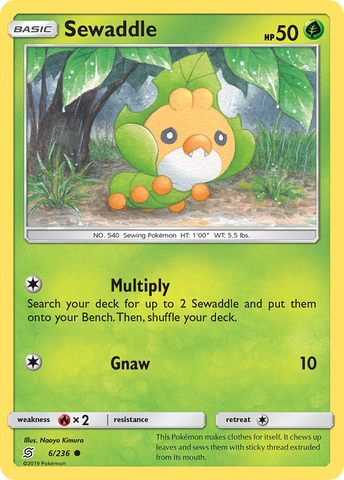 Sewaddle (6/236) [Sun &amp; Moon: Unified Minds] 