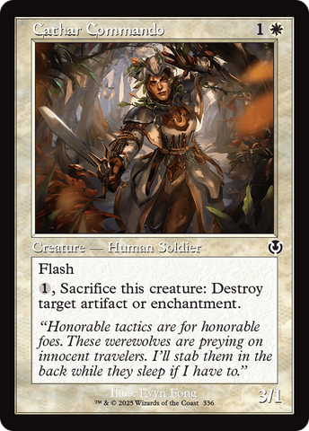 Cathar Commando (Retro Frame) [Innistrad Remastered] 