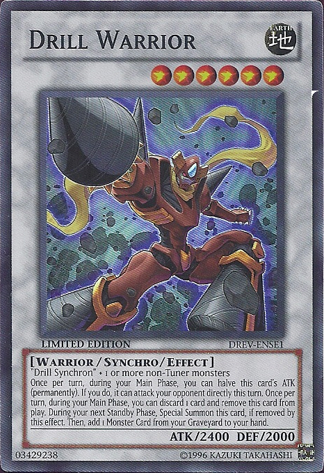 Drill Warrior [DREV-ENSE1] Super Rare 