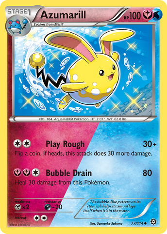 Azumarill (77/114) [XY: Steam Siege] 