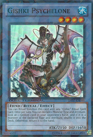 Gishki Psychelone [DT07-EN080] Super Rare 