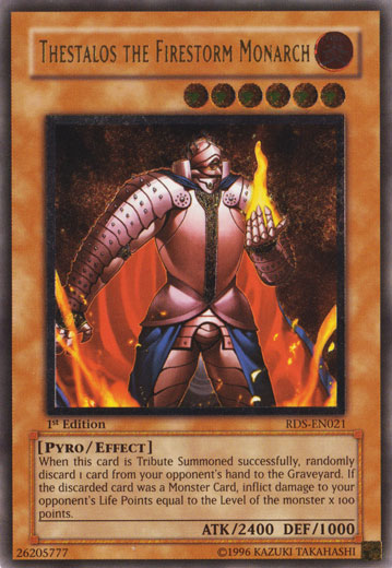 Thestalos the Firestorm Monarch [RDS-EN021] Ultimate Rare 
