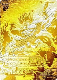 Broly // Broly, the Awakened Threat (Championship Final 2019) (Gold Metal Foil) (P-092) [Tournament Promotion Cards] 
