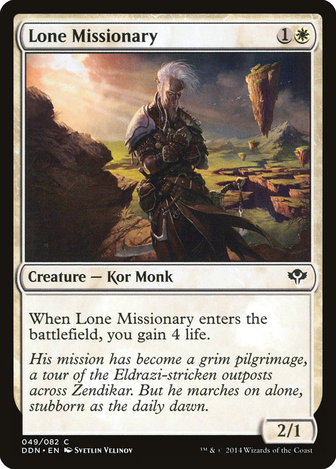 Lone Missionary [Duel Decks: Speed ​​vs. Cunning] 
