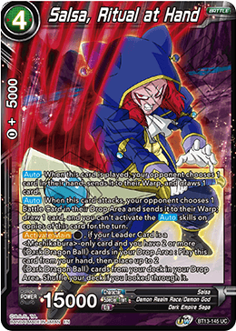Salsa, Ritual at Hand (Uncommon) (BT13-145) [Supreme Rivalry] 