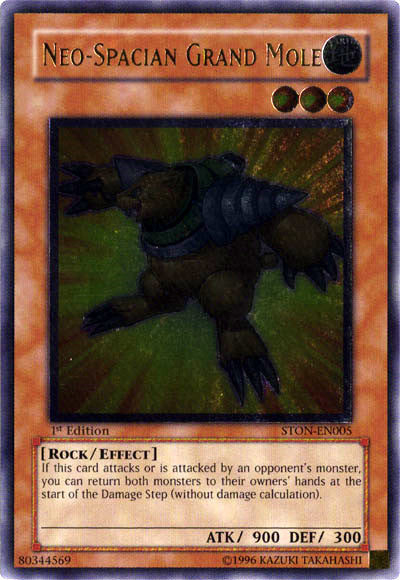 Neo-Spacian Grand Mole [STON-EN005] Ultimate Rare 