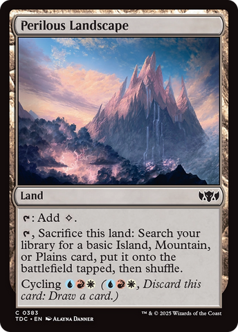 Perilous Landscape [Tarkir: Dragonstorm Commander] 