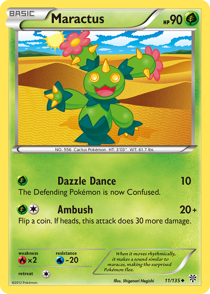 Maractus (11/135) [Black &amp; White: Plasma Storm] 