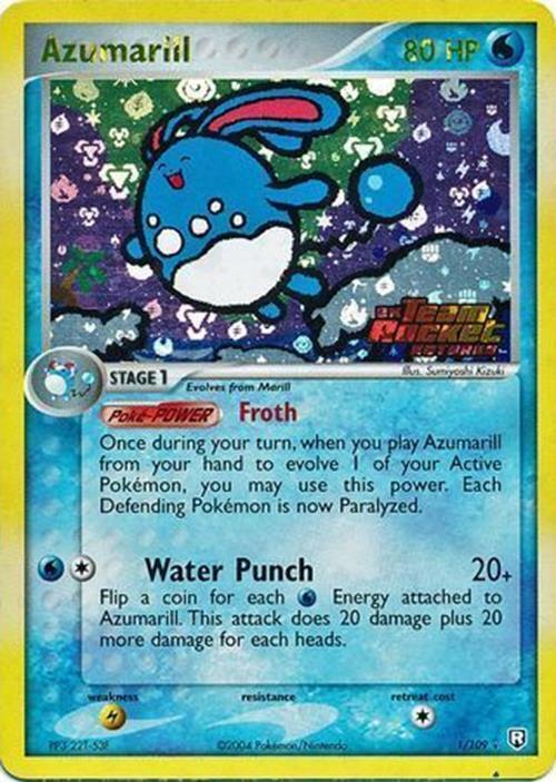Azumarill (1/109) (Stamped) [EX: Team Rocket Returns] 