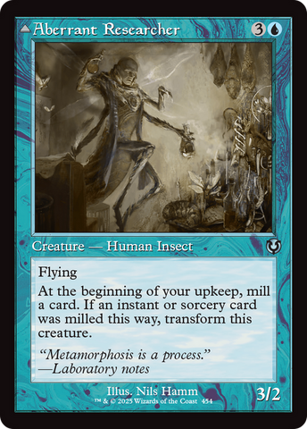 Aberrant Researcher // Perfected Form (Retro Frame) [Innistrad Remastered] 