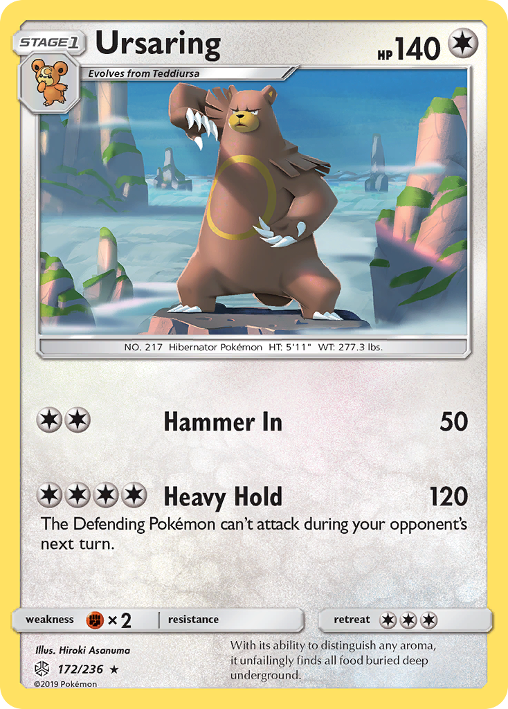 Ursaring (172/236) [Sun &amp; Moon: Cosmic Eclipse] 