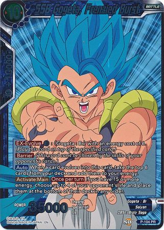 SSB Gogeta, Frenzied Burst (P-104) [Promotion Cards] 