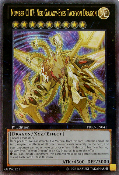 Number C107: Neo Galaxy-Eyes Tachyon Dragon [PRIO-EN041] Super Rare 