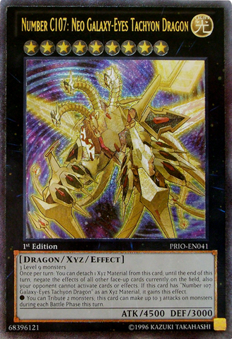 Number C107: Neo Galaxy-Eyes Tachyon Dragon [PRIO-EN041] Super Rare 