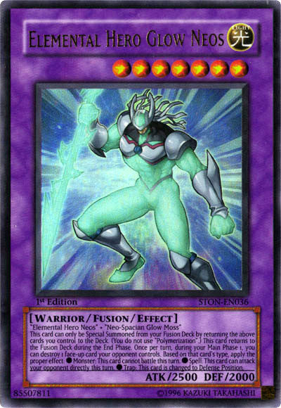 Elemental Hero Glow Neos [STON-EN036] Ultra Rare 