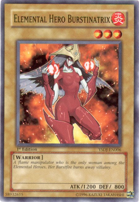 Elemental HERO Burstinatrix [YSDJ-EN006] Common 