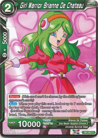 Girl Warrior Brianne De Chateau (TB1-057) [The Tournament of Power] 
