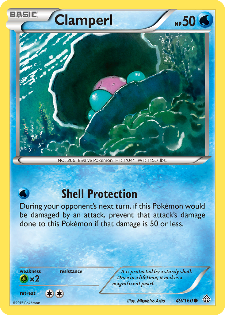 Clamperl (49/160) [XY: Primal Clash] 